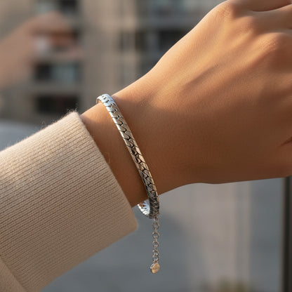 Liu Jo Essential snake silver bracelet - LJ2737