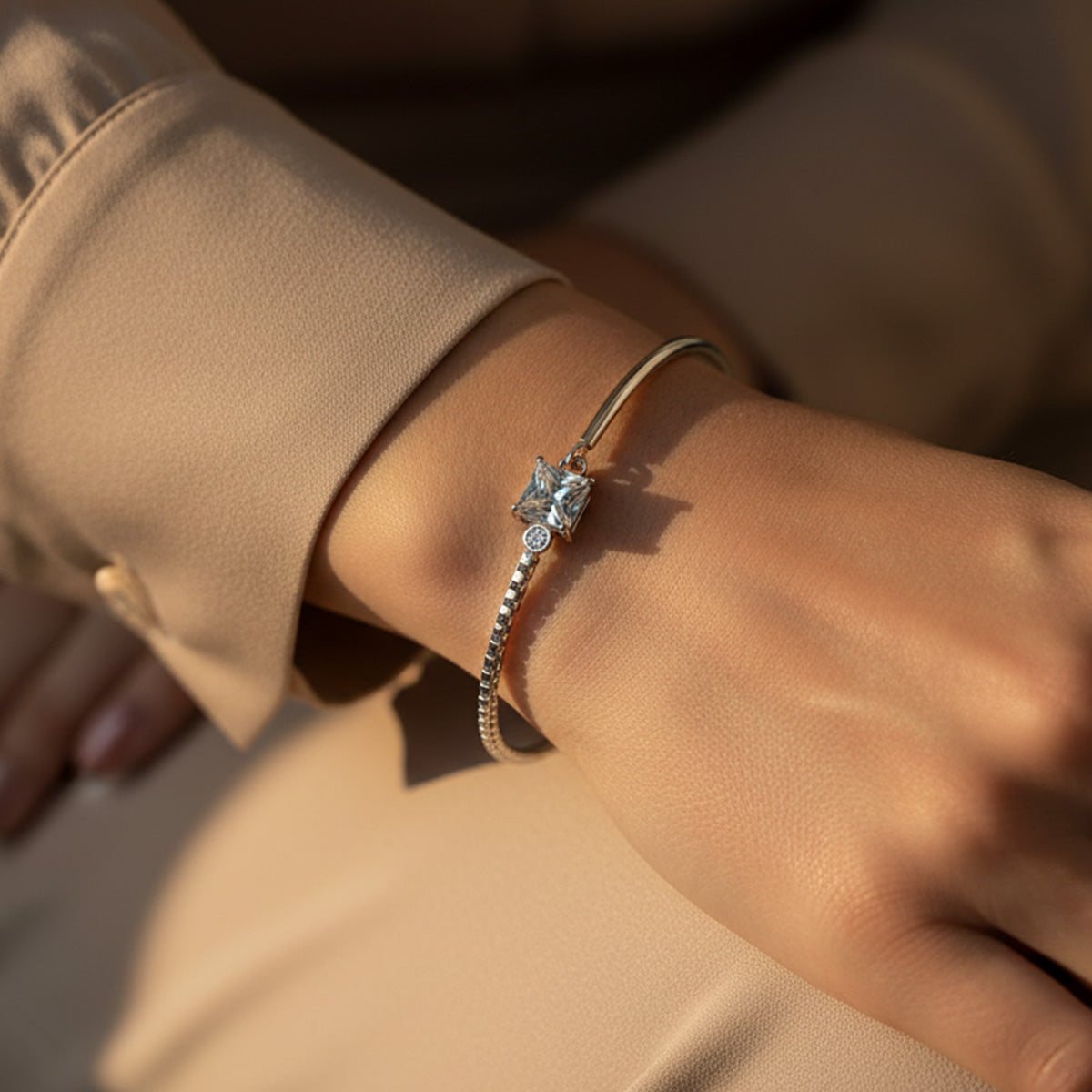 Liu Jo Silver Bangle/Bracelet & Silver Hoops