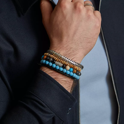 Matt Turquoise Delight Bracelet - RR-80043-S