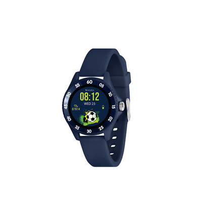 Tikkers Smart Series 34 Navy Silicone Strap Smart Watch - TKS34-0021