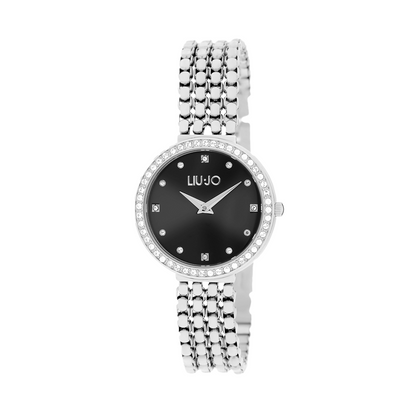 Liu Jo Chains Clear Black Watch - TLJ2197