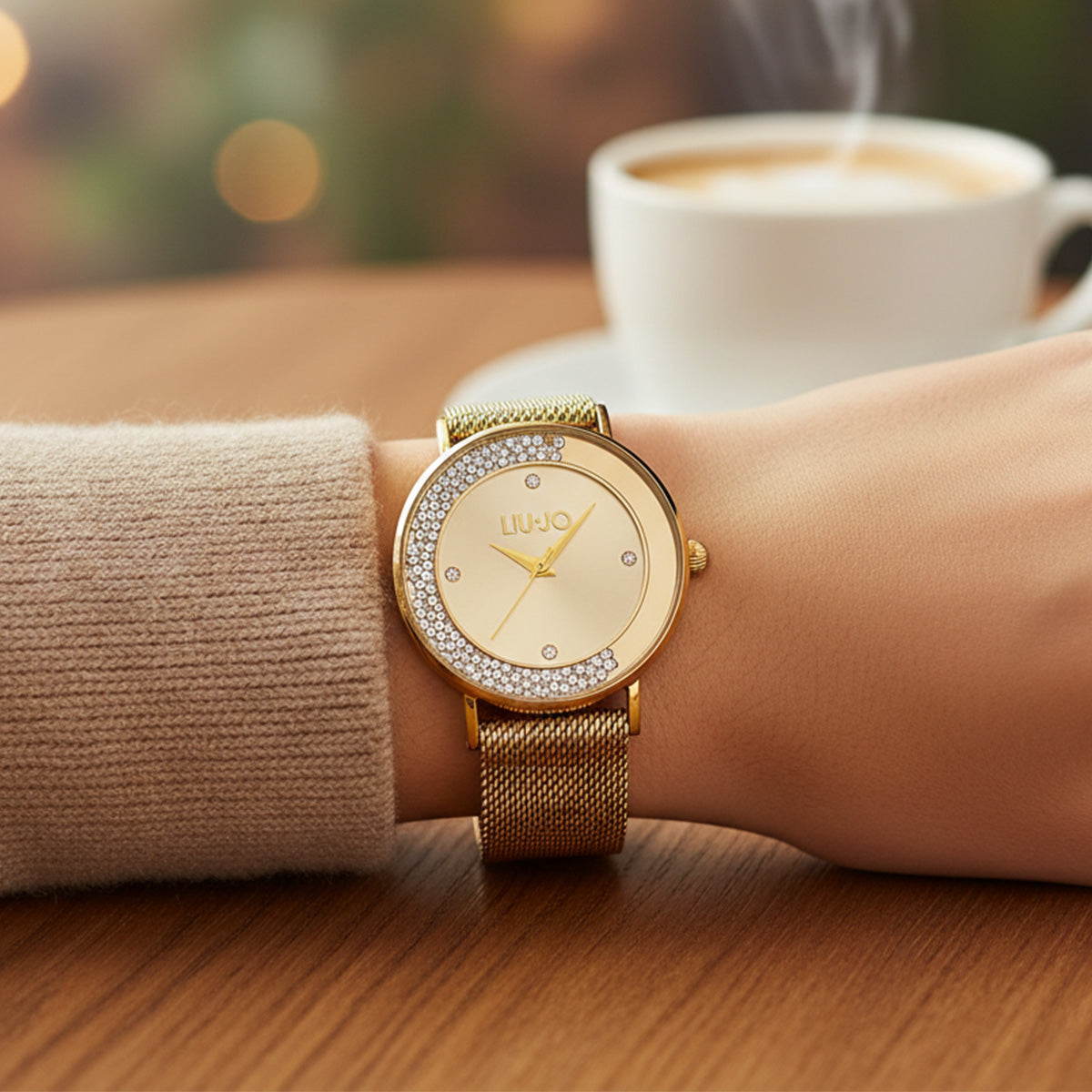 Liu Jo Dancing Slim Mini Gold Watch - TLJ1691