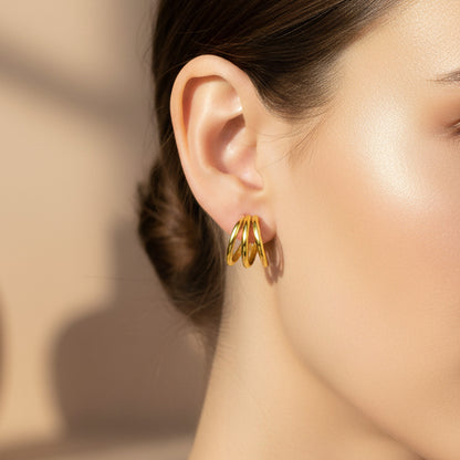 Liu Jo claw gold earring - LJ2725
