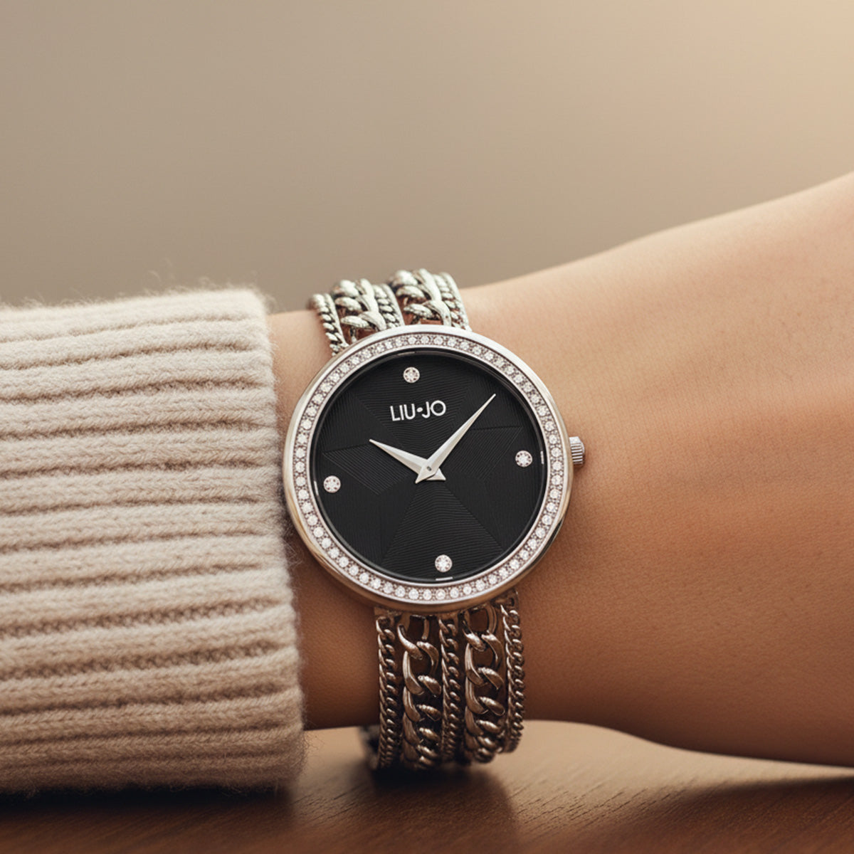 Liu Jo Chains Black Watch - TLJ1831