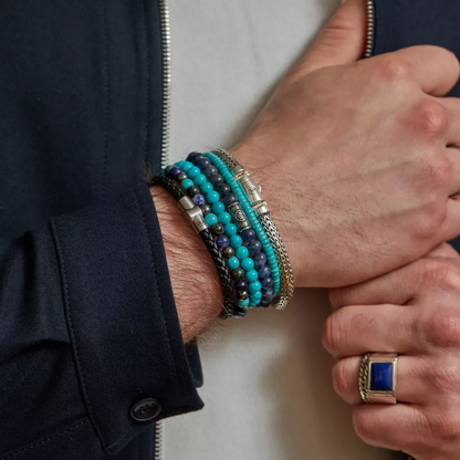 RR-Midnight Blue Vintage Bracelet - 80096-V