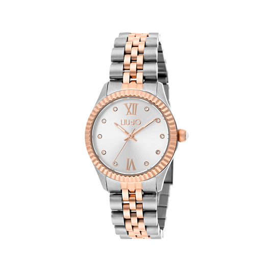 Liu Jo Cusual Tiny White Dualtone Watch - TLJ1223