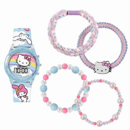 Hello Kitty Digital Watch And Bracelet Set - HK50255
