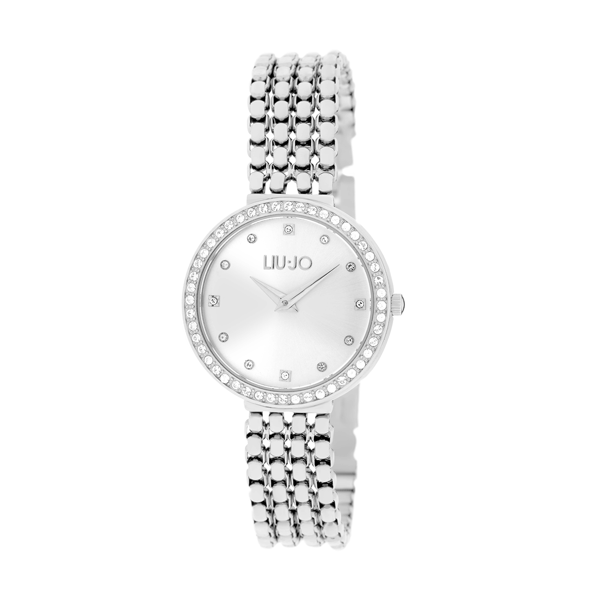 Liu Jo Chains Clear Silver Watch - TLJ2196