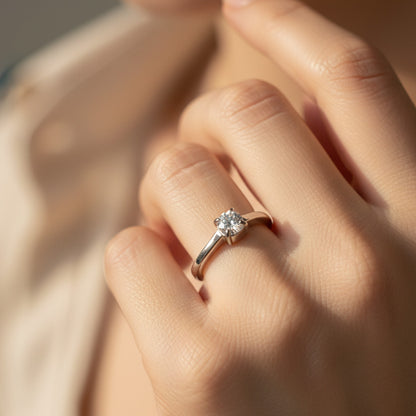 Liu Jo one crystal silver ring - LJ2572