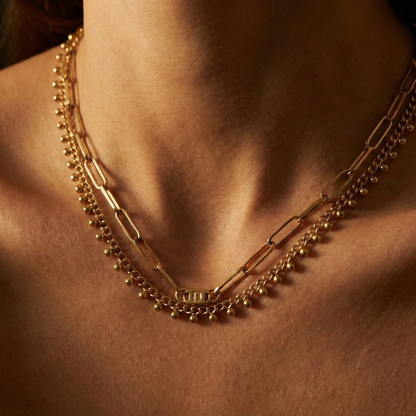 Liu Jo Rivet Gold Necklace - LJ3003