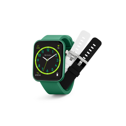 Tikkers Kids Series13 Smart Green Interchangeable Strap Watch  - TKS13-0030-SET