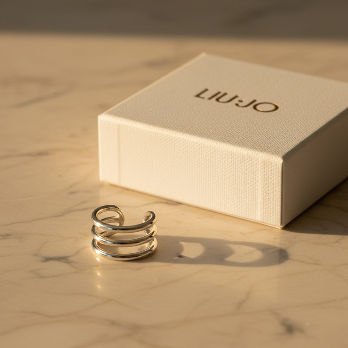 Liu Jo claw silver ear cuffs - LJ2733