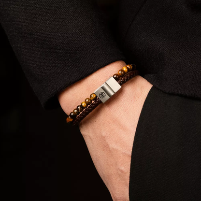 Full Metal Combo Tiger Lily Bracelet - RR-M0058-S