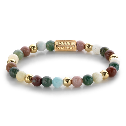 Spring Shine - Yellowgold ionplated Bracelet - RR-60077-G-S