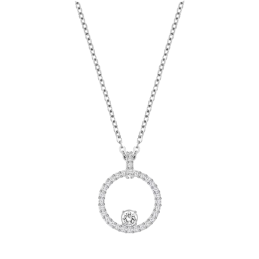 Liu Jo silver circle pendant - LJ2522