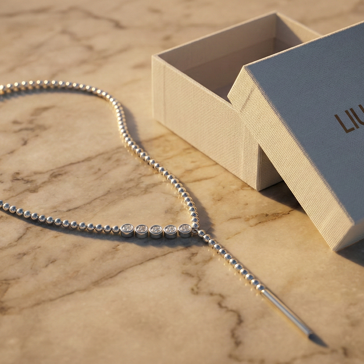 Liu Jo Delicate Silver Necklace - LJ2829