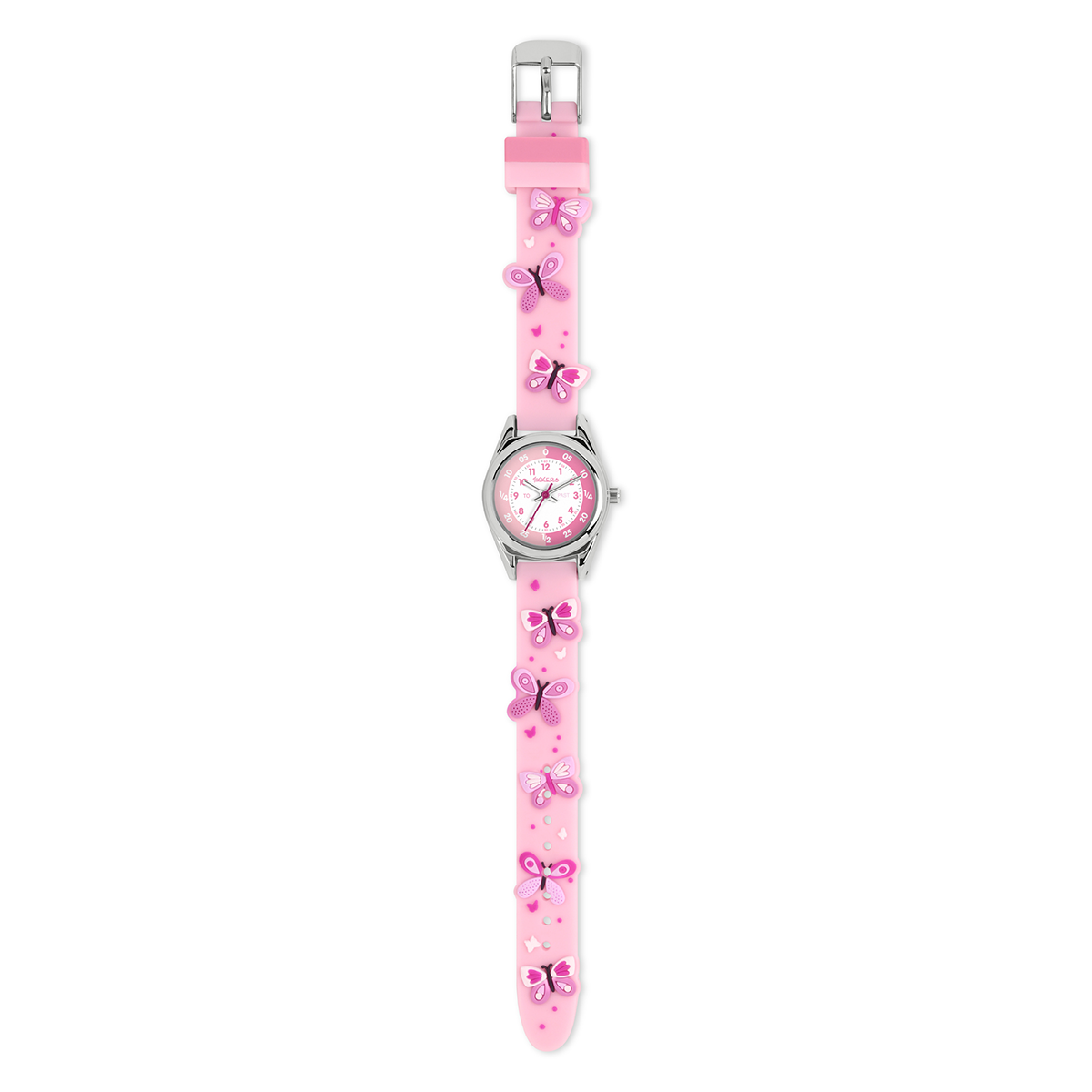 Tikkers 3D Butterfly Pink Girls Watch - ATK1111