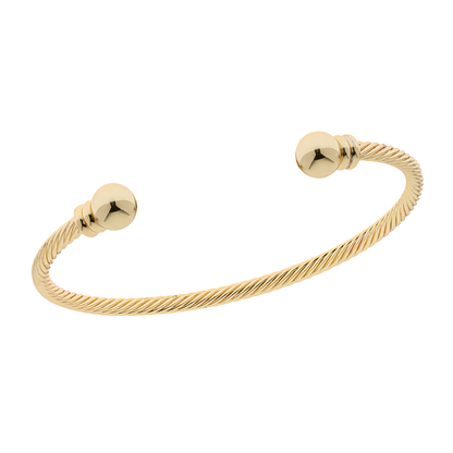 Liu Jo twisted gold bangle - LJ2686