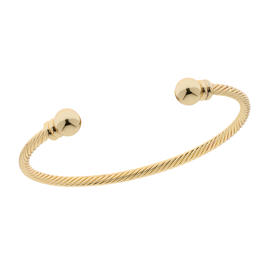 Liu Jo twisted gold bangle - LJ2686