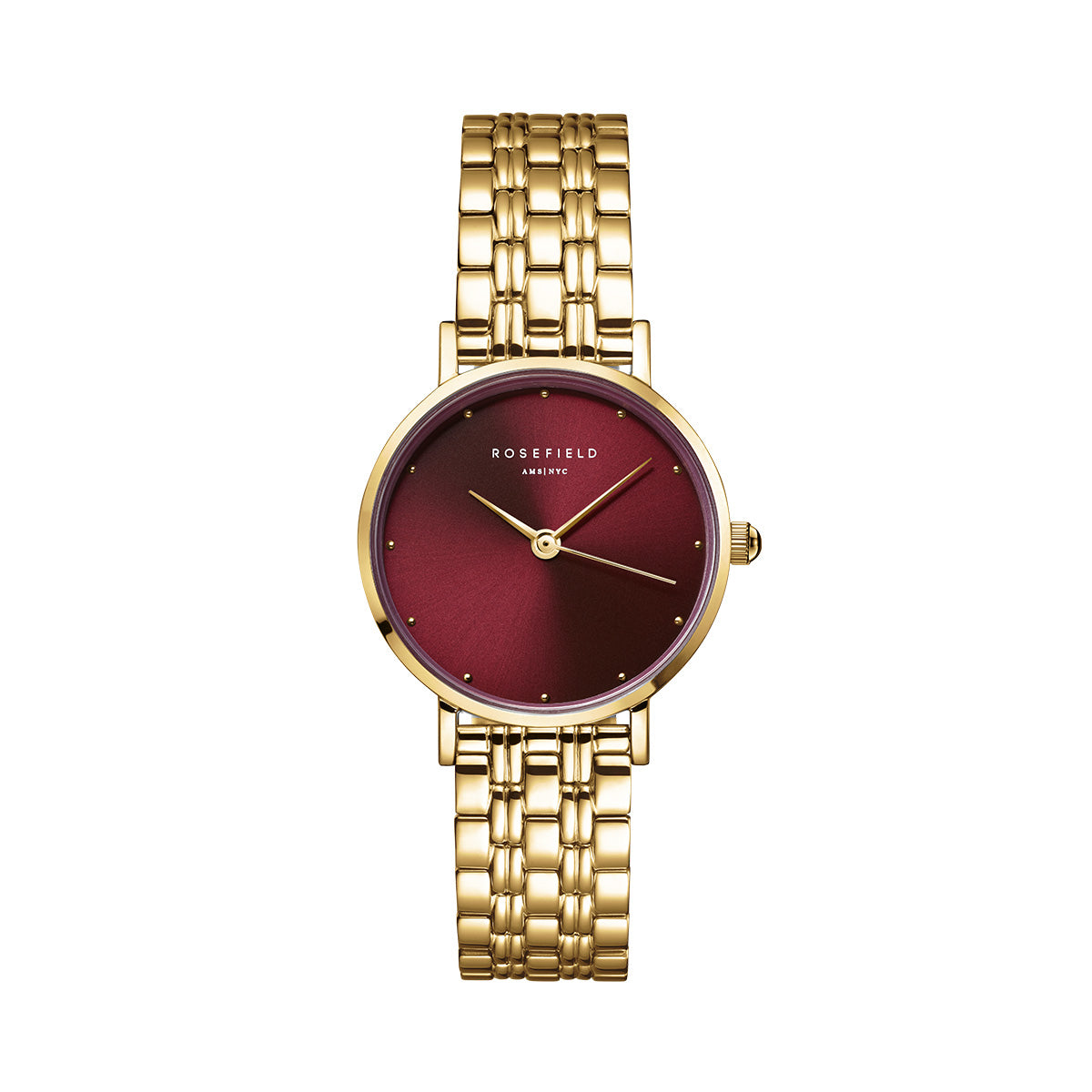 Rosefield Small Edit Burgundy Gold - SEGSG-SE01
