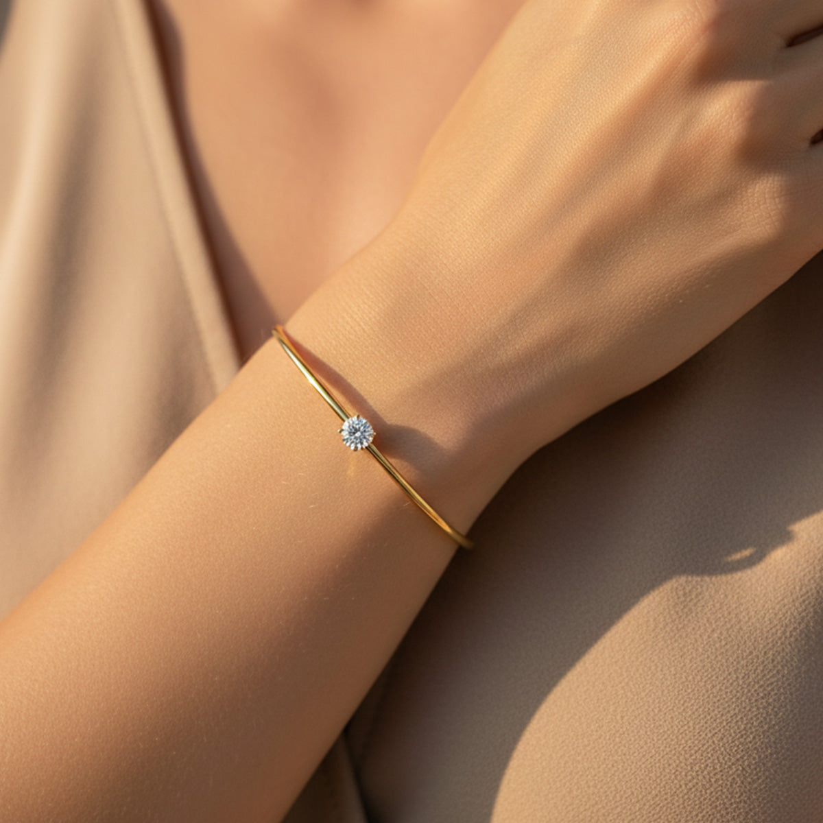 Liu Jo Mini Moonlight Gold Watch &  Gold Jewel Bangle