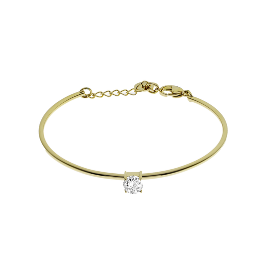 Liu Jo gold thin bangle - LJ2542