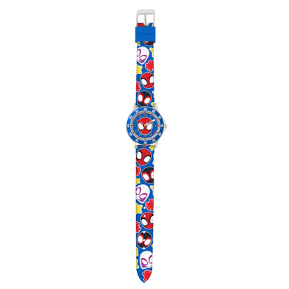 Spidey Amazing Friends Printed Silicone Strap Time Teacher Watch - SPF9003