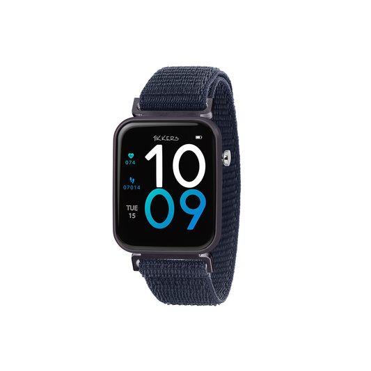 Tikkers Smart Series 13 Navy Riptape Strap Smart watch - TKS13-0024