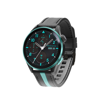 Reflex Active Venture R 400 AMOLED GPS Black and Green Smart Calling Watch - RA54-2232