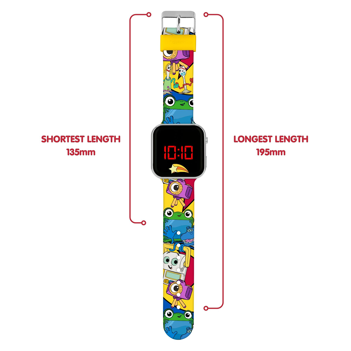 Toy story 5 LED Display Watch with Silicone Character Strap for Kids - TSF4024