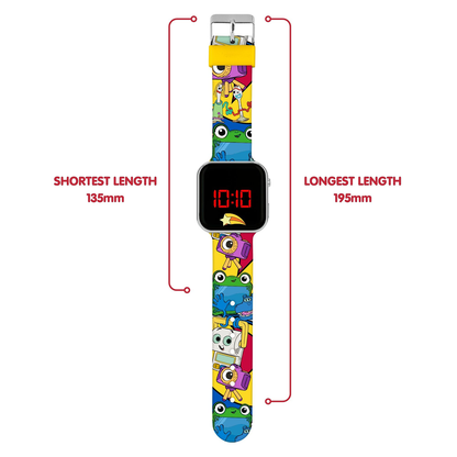 Toy story 5 LED Display Watch with Silicone Character Strap for Kids - TSF4024