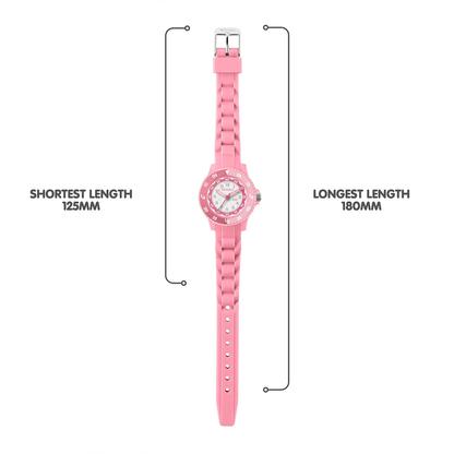 Tikkers Pink Silicone strap Timer Teacher Watch - ATK1098