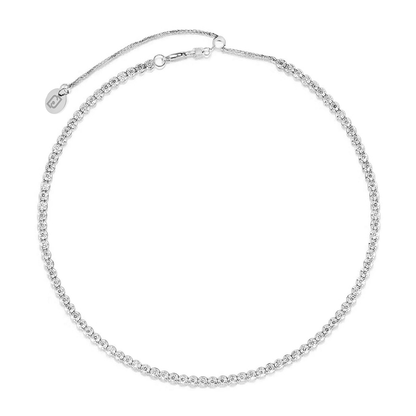 Liu Jo Onyx Silver Necklace - LJ2475