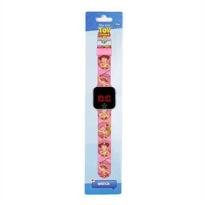 Toy Story Jessie LED Display Watch with Silicone Character Strap for Kids - TSF4023