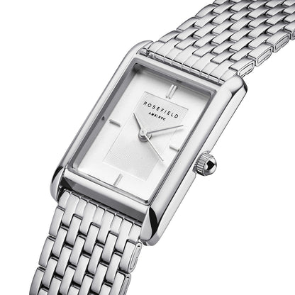 Rosefield Heirloom White Dial Steel Silver- HWSSS-H02