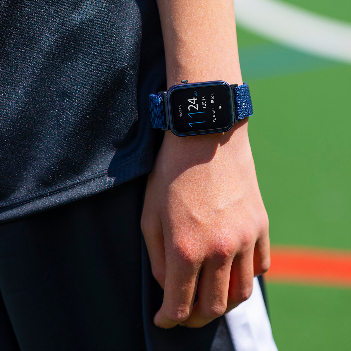 Tikkers Smart Series 13 Navy Riptape Strap Smart watch - TKS13-0024
