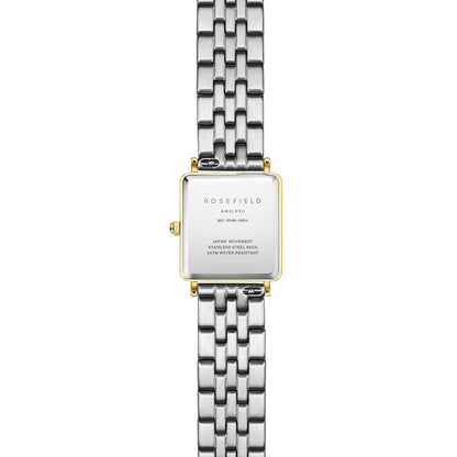 Rosefield Boxy XS White Sunray Steel Silver Gold Duo - QMWSSG-Q023