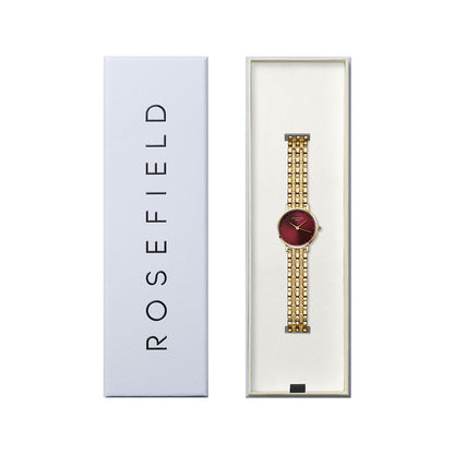 Rosefield Small Edit Burgundy Gold - SEGSG-SE01