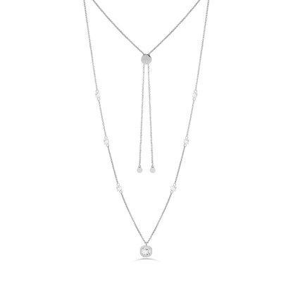 Liu Jo Luna Silver Necklace - LJ2255