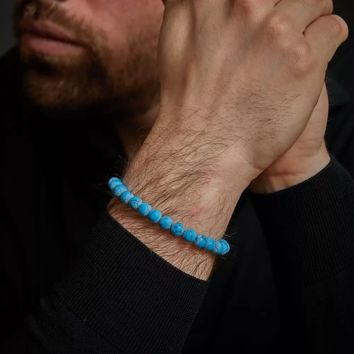 Matt Turquoise Delight Bracelet - RR-80043-S