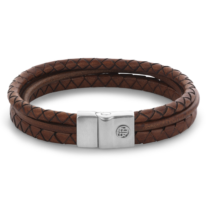 Full Metal Premium Combo Cognac Bracelet - RR-M0056-S