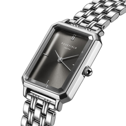 Rosefield Octagon Grey Steel Silver - OGSSS-O80