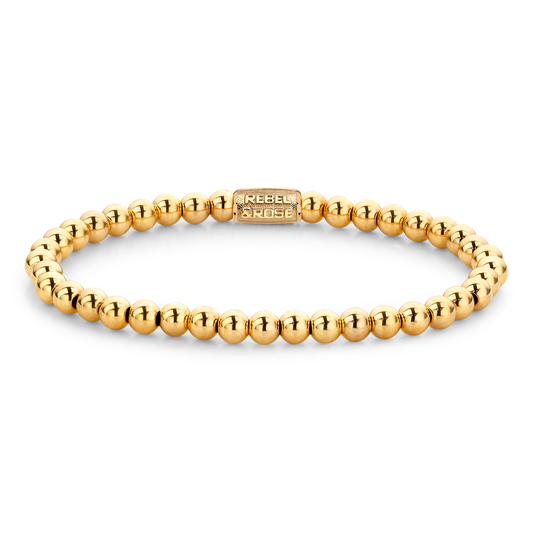 Yellowgold Rocks Bracelet - RR-40038-G-S