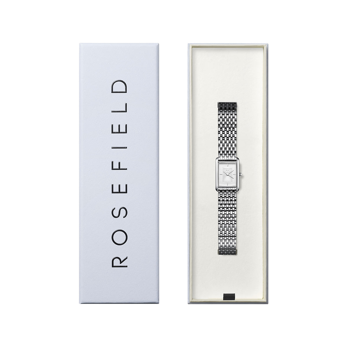Rosefield Heirloom White Dial Steel Silver- HWSSS-H02