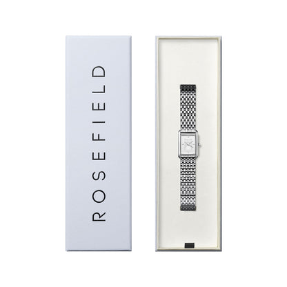 Rosefield Heirloom White Dial Steel Silver- HWSSS-H02