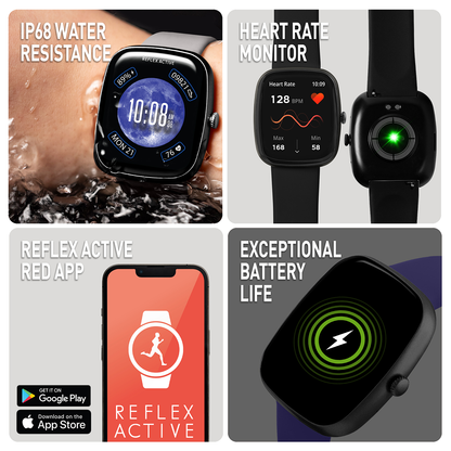 Reflex Active Nexus C 100 Smart Black Calling Watch Interchangeable Set - RA50-2223-SET