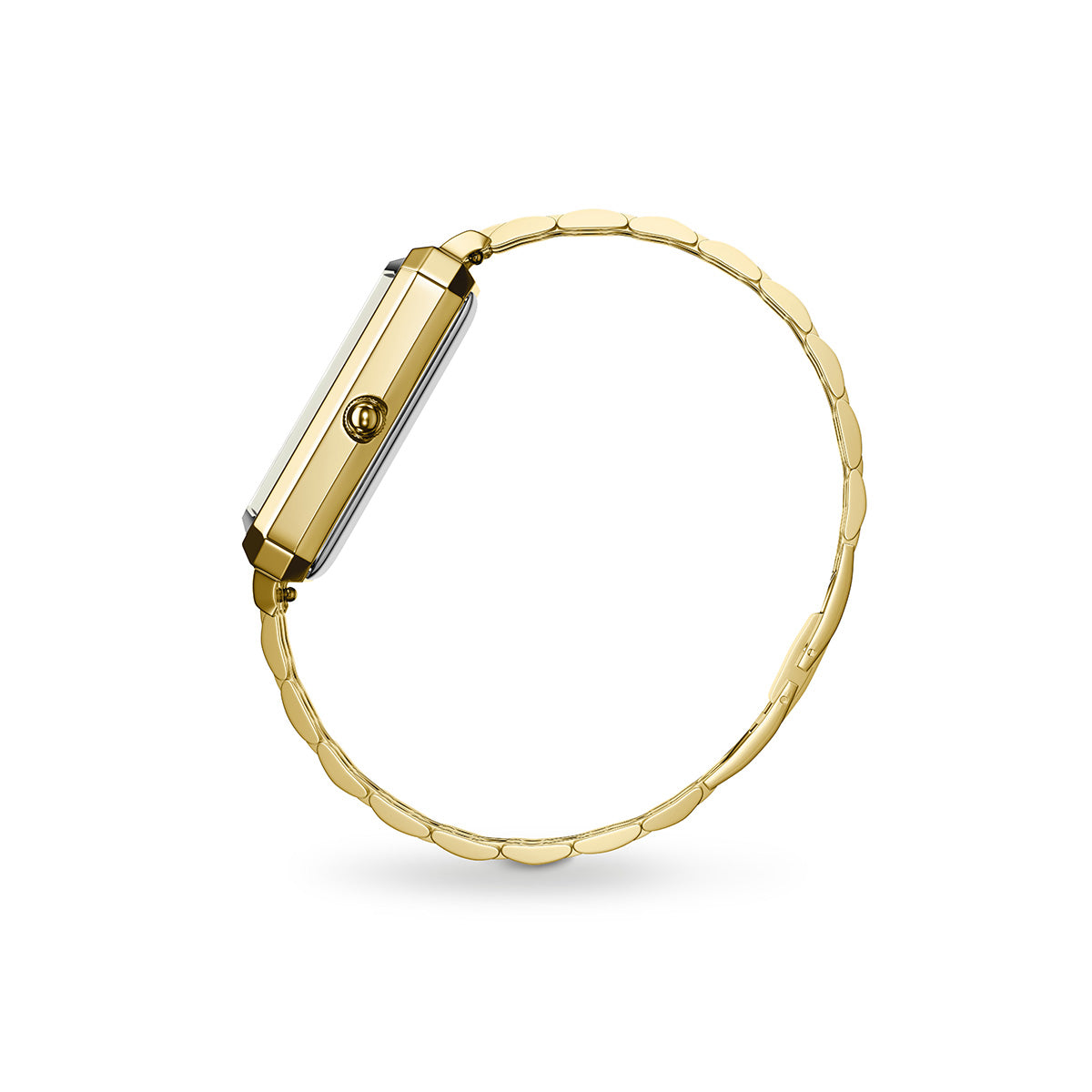 Rosefield Octagon White  Sunray  Steel Gold - OCWSG-O40
