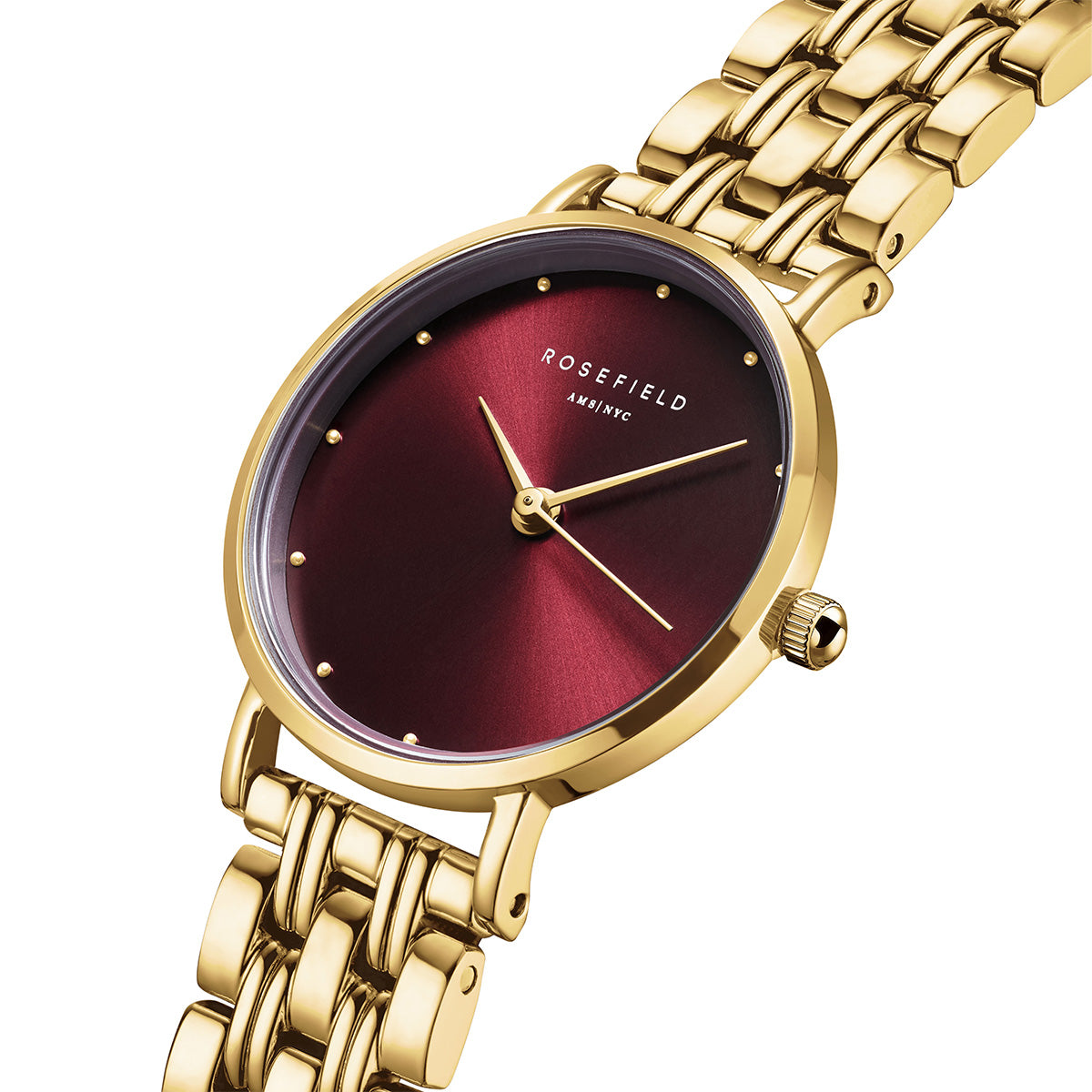 Rosefield Small Edit Burgundy Gold - SEGSG-SE01