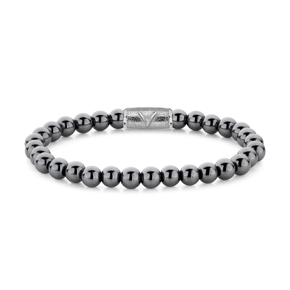 Grey Silver Shine DV Bracelet - RR-6DV02-S