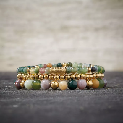 Indian Summer - Yellowgold ionplated Bracelet -  RR-40046-G-S
